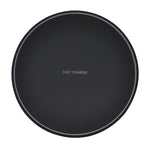 Chargeur sans fil ultra-fin 10W KD-1 pour téléphones Android & iPhone, charge rapide, noir