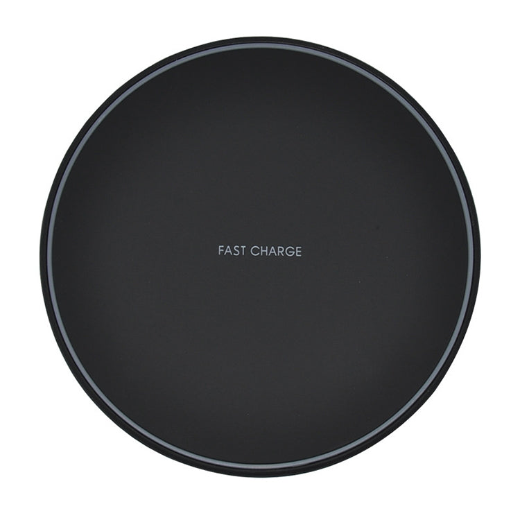Chargeur sans fil ultra-fin 10W KD-1 pour téléphones Android & iPhone, charge rapide, noir