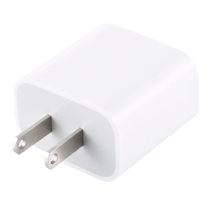 Chargeur de voyage 18W USB-C / Type-C, prise US, prise US 18W
