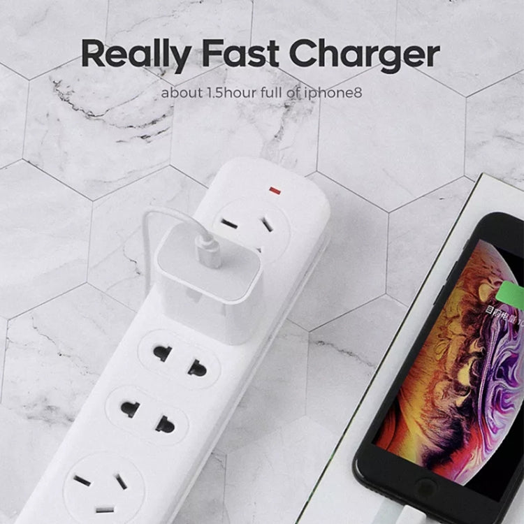 Chargeur de voyage 18W USB-C / Type-C, prise US, prise US 18W