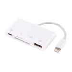 Adaptateur de lecteur de caméra NK-108L 8 broches vers USB + carte TF + carte SD, compatible avec les systèmes IOS 9.1 et supérieurs, NK-108L