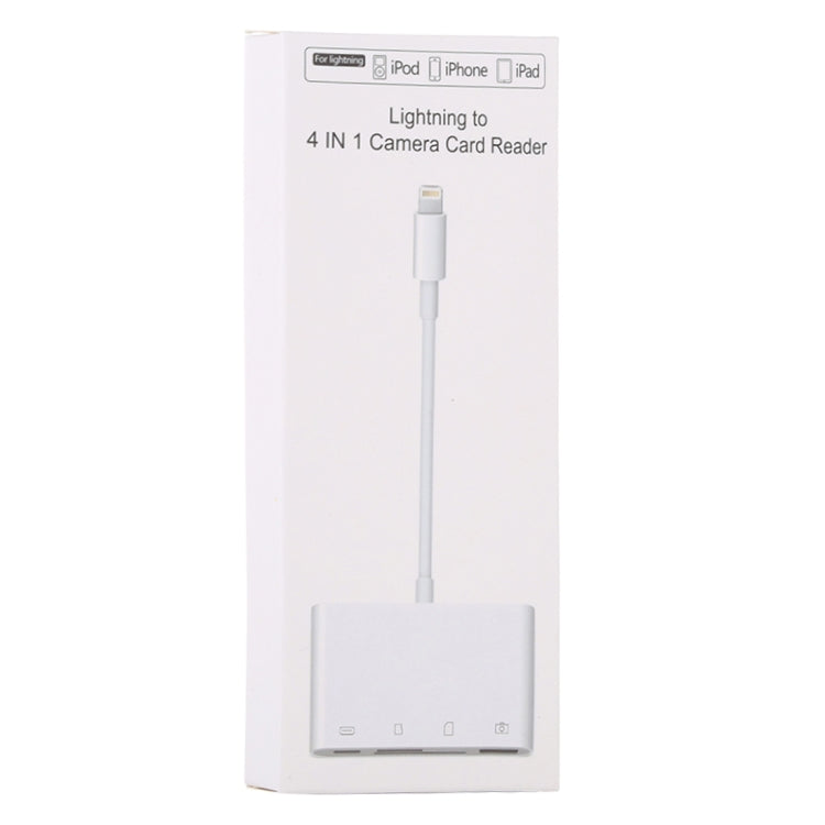 Adaptateur de lecteur de caméra NK-108L 8 broches vers USB + carte TF + carte SD, compatible avec les systèmes IOS 9.1 et supérieurs, NK-108L