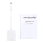 Adaptateur de lecteur de carte SD NK105 à 8 broches, compatible avec les systèmes IOS 9.1 et supérieurs, NK105