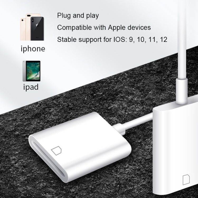 Adaptateur de lecteur de carte SD NK105 à 8 broches, compatible avec les systèmes IOS 9.1 et supérieurs, NK105