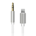 Câble adaptateur audio AUX 8 broches vers 3,5 mm, longueur : 1 m