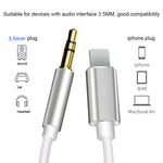 Câble adaptateur audio AUX 8 broches vers 3,5 mm, longueur : 1 m