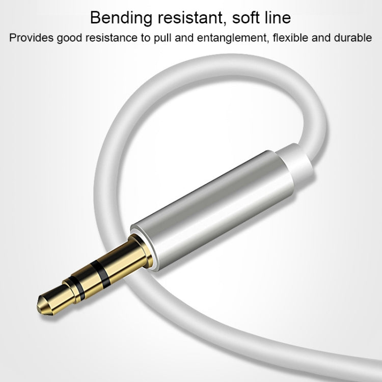 Câble adaptateur audio AUX 8 broches vers 3,5 mm, longueur : 1 m