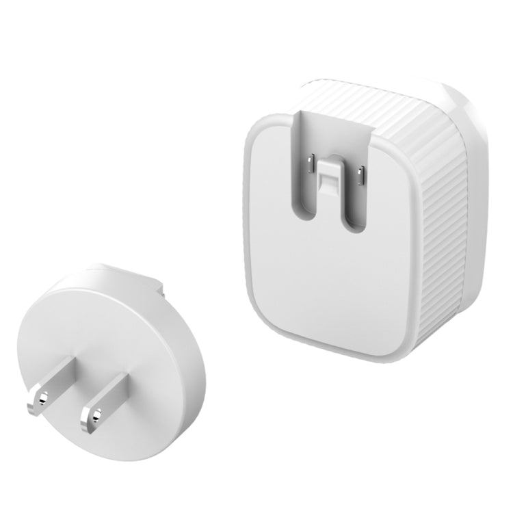 LDNIO A201 2,4 A Double Tête de Charge USB Adaptateur de Chargeur de Téléphone Portable à Charge Directe avec Câble de Données Micro USB, Micro USB