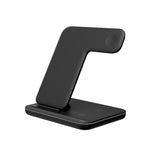 Chargeur sans fil magnétique vertical QI Z5A pour téléphones mobiles & Apple Watch & AirPods / Samsung Galaxy Buds / Huawei Free Buds, avec anneau lumineux tactile, Z5A