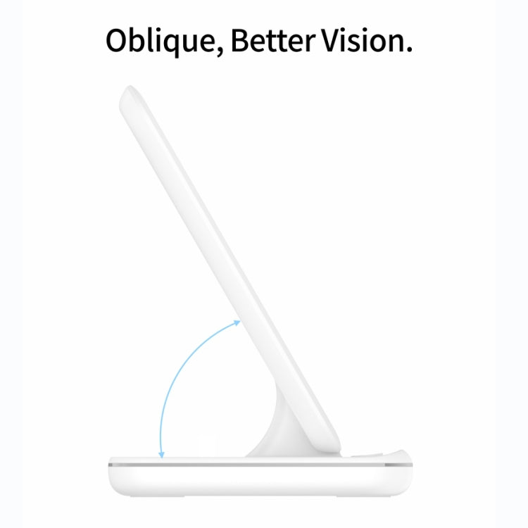 Chargeur sans fil magnétique vertical QI Z5A pour téléphones mobiles & Apple Watch & AirPods / Samsung Galaxy Buds / Huawei Free Buds, avec anneau lumineux tactile, Z5A