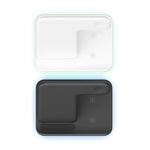 Chargeur sans fil magnétique vertical QI Z5A pour téléphones mobiles & Apple Watch & AirPods / Samsung Galaxy Buds / Huawei Free Buds, avec anneau lumineux tactile, Z5A