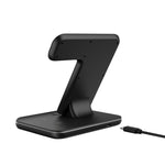 Chargeur sans fil magnétique vertical QI Z5A pour téléphones mobiles & Apple Watch & AirPods / Samsung Galaxy Buds / Huawei Free Buds, avec anneau lumineux tactile, Z5A