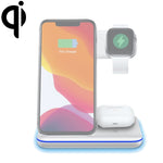 Chargeur sans fil magnétique vertical QI Z5A pour téléphones mobiles & Apple Watch & AirPods / Samsung Galaxy Buds / Huawei Free Buds, avec anneau lumineux tactile, Z5A