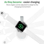 Chargeur sans fil magnétique universel portable 848 pour Apple Watch Series 6 / 5 / SE / 4 / 3 / 2 / 1