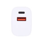 T085 Adaptateur secteur de voyage à charge rapide 20 W USB + Type-C, prise UE, IP8G0711EU, IP8G0711US