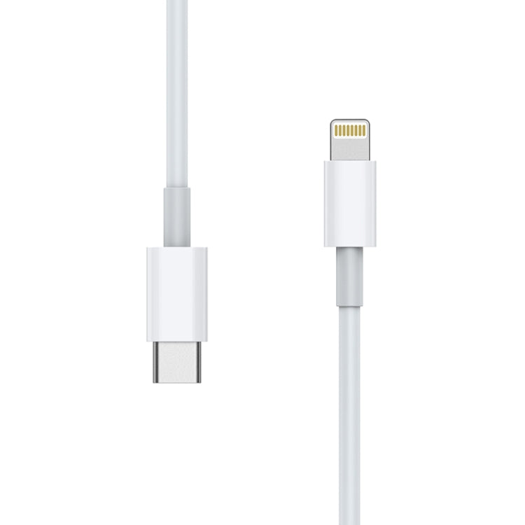 Câble de données de charge rapide AWEI CL-68 3A Type-C / USB-C vers 8 broches PD, Longueur : 1m