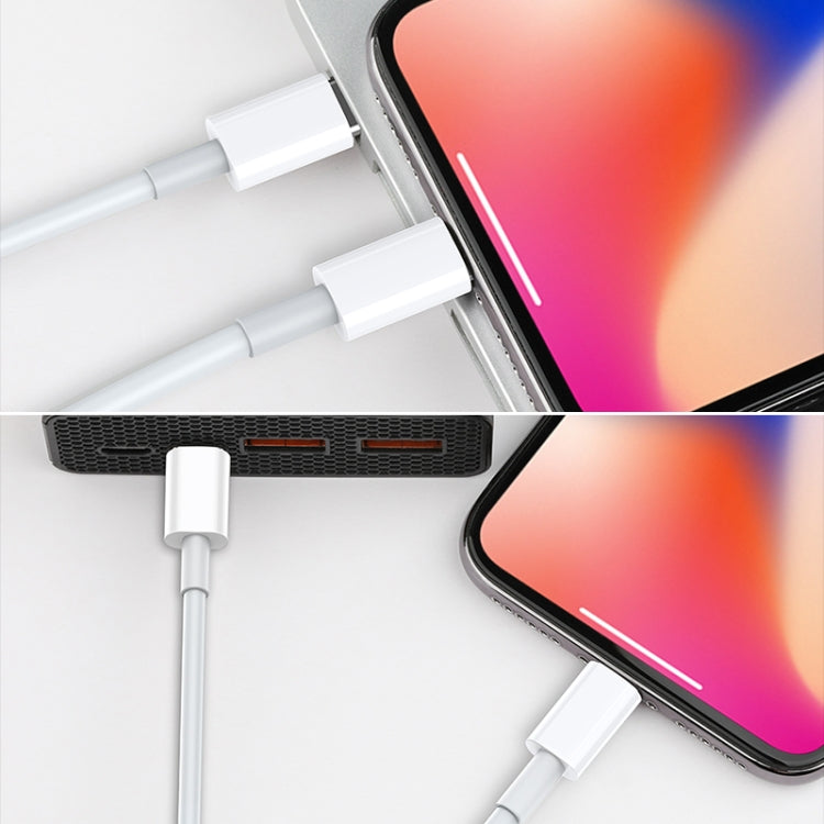 Câble de données de charge rapide AWEI CL-68 3A Type-C / USB-C vers 8 broches PD, Longueur : 1m
