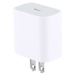 Chargeur de voyage PD 20W à interface USB-C / Type-C unique, prise US, prise US 20W