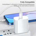 Chargeur de voyage PD 20W à interface USB-C / Type-C unique, prise US, prise US 20W