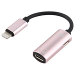 Adaptateur audio pour écouteurs 2 en 1 8 broches mâle vers double 8 broches femelle pour le chargement et l'écoute de musique, compatible avec tous les systèmes iOS