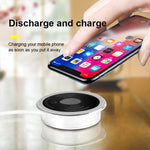 Chargeur sans fil de bureau intégré KP-ZMC avec câble interface PD+USB Longueur : 1,2 m