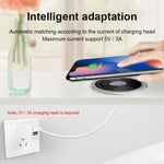 Chargeur sans fil de bureau intégré KP-ZMC avec câble interface PD+USB Longueur : 1,2 m