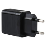 Ensemble chargeur de voyage LZ-728 2 en 1 18W QC 3.0 USB + câble de données USB vers 8 broches, Prise EU, longueur du câble : 1m, avec câble 8 broches