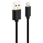 Ensemble chargeur de voyage LZ-728 2 en 1 18W QC 3.0 USB + câble de données USB vers 8 broches, Prise EU, longueur du câble : 1m, avec câble 8 broches