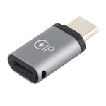 Adaptateur de charge mâle USB-C / Type-C vers femelle 8 broches, prend en charge la transmission de données, femelle 8 broches