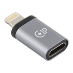 Adaptateur de charge 8 broches mâle vers USB-C / Type-C femelle, prend en charge la transmission de données, 8 broches mâle