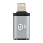 Adaptateur de charge 8 broches mâle vers USB-C / Type-C femelle, prend en charge la transmission de données, 8 broches mâle