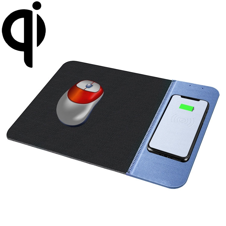 Chargeur sans fil QI standard 10W OJD-36 avec tapis de souris en caoutchouc, dimensions : 26,2 x 19,8 x 0,65 cm