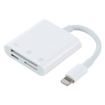 Adaptateur lecteur de caméra NK-101Y Pro 8 broches vers 8 broches + ports SD + TF 3-en-1