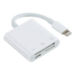 Adaptateur lecteur de caméra NK-101Y Pro 8 broches vers 8 broches + ports SD + TF 3-en-1