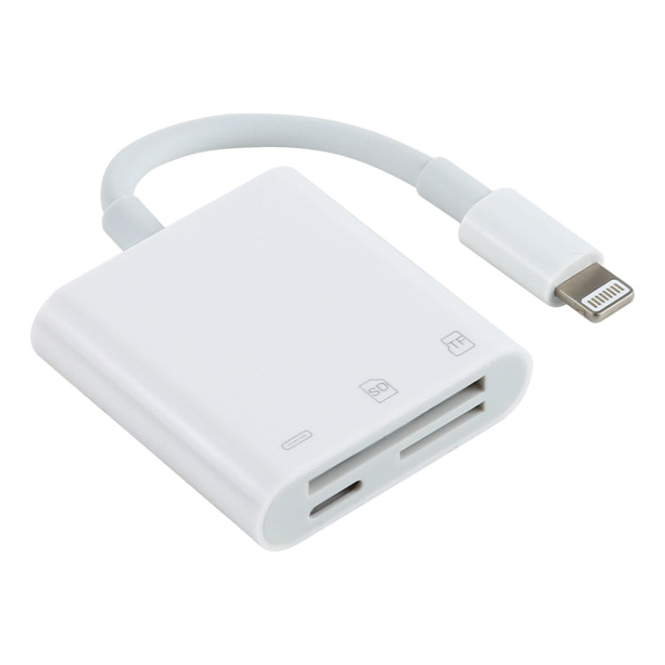 Adaptateur lecteur de caméra NK-101Y Pro 8 broches vers 8 broches + ports SD + TF 3-en-1