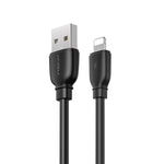Câble de données de charge rapide REMAX RC-138i 2.4A USB vers 8 broches Suji Pro, longueur du câble : 1 m, 8 broches