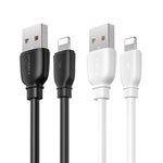 Câble de données de charge rapide REMAX RC-138i 2.4A USB vers 8 broches Suji Pro, longueur du câble : 1 m, 8 broches