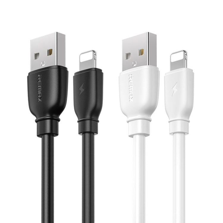 Câble de données de charge rapide REMAX RC-138i 2.4A USB vers 8 broches Suji Pro, longueur du câble : 1 m, 8 broches