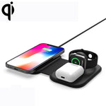 Chargeur sans fil magnétique pliable multifonction 3 en 1 F20 15W pour iPhone Series, Apple Watches et AirPods, F20