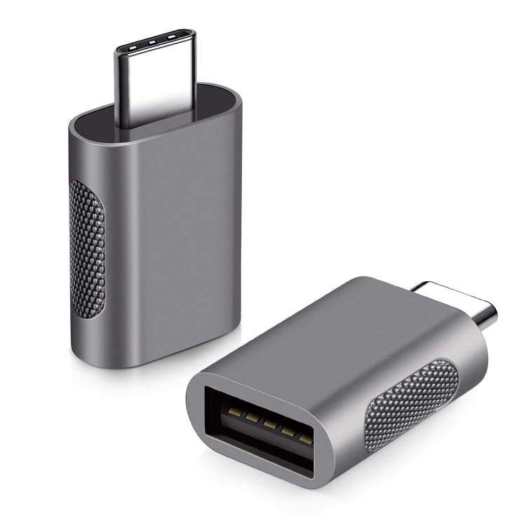 Adaptateur en alliage de zinc USB-C / Type-C mâle vers USB 3.0 femelle, 2 pièces, SBT-158 Noir, SBT-158 Or, SBT-158 Or rose, SBT-158 Argent