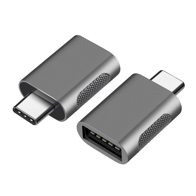 Adaptateur en alliage de zinc USB-C / Type-C mâle vers USB 3.0 femelle, 2 pièces, SBT-158 Noir, SBT-158 Or, SBT-158 Or rose, SBT-158 Argent