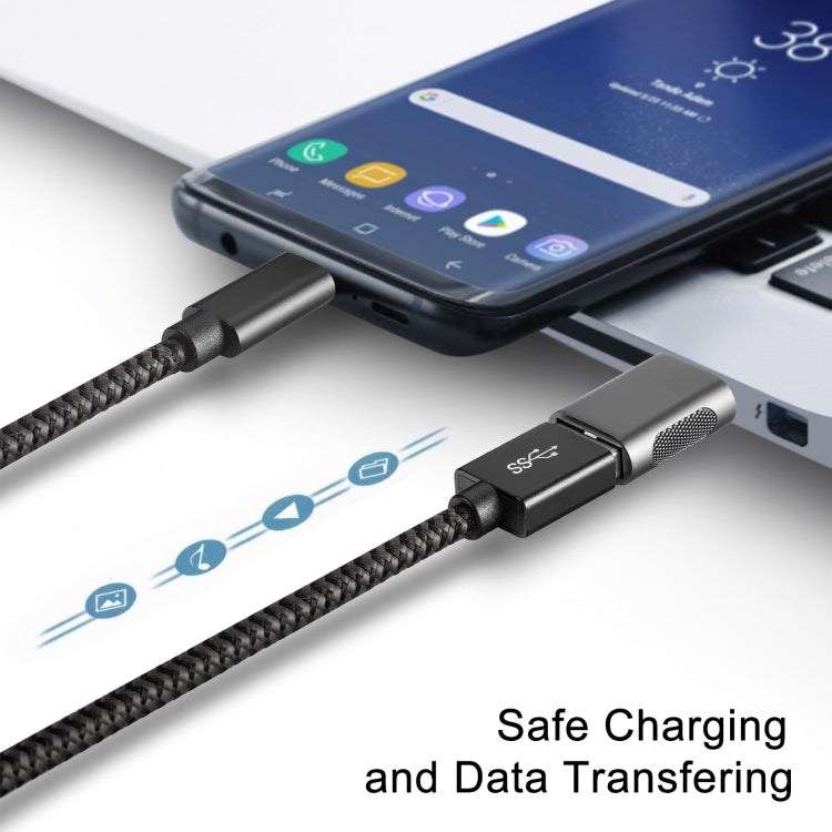 Adaptateur en alliage de zinc USB-C / Type-C mâle vers USB 3.0 femelle, 2 pièces, SBT-158 Noir, SBT-158 Or, SBT-158 Or rose, SBT-158 Argent
