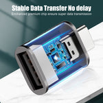 Adaptateur en alliage de zinc USB-C / Type-C mâle vers USB 3.0 femelle, 2 pièces, SBT-158 Noir, SBT-158 Or, SBT-158 Or rose, SBT-158 Argent