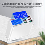WLX-896+ Chargeur USB intelligent multifonction 6 en 1 avec affichage numérique, WLX-896+ (prise AU), WLX-896+ (prise EU), WLX-896+ (prise UK), WLX-896+ (prise US)