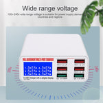 WLX-896+ Chargeur USB intelligent multifonction 6 en 1 avec affichage numérique, WLX-896+ (prise AU), WLX-896+ (prise EU), WLX-896+ (prise UK), WLX-896+ (prise US)