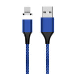 Câble de données magnétique tressé en nylon M11 USB vers 8 broches 5A, longueur du câble : 2m, 8 broches