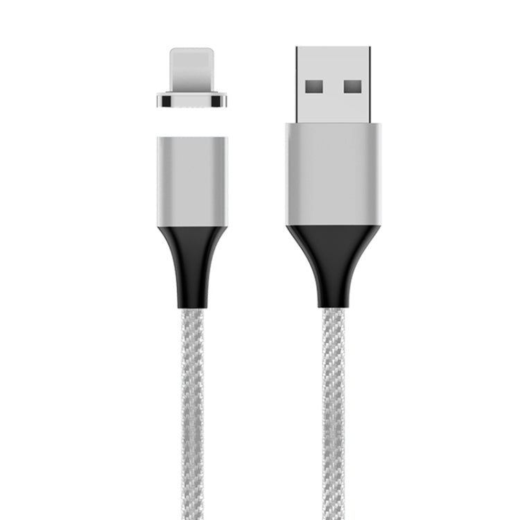 Câble de données magnétique tressé en nylon M11 USB vers 8 broches 5A, longueur du câble : 2m, 8 broches