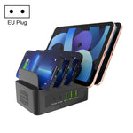 YFY-A54 Station de charge intelligente 5 ports USB + Type-C 100W avec support pour téléphone et tablette, prise US, YFY-A54