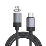 Câble de données magnétique de charge rapide 15W USB-C / Type-C vers Micro USB, style : câble 1m + tête magnétique, Micro USB