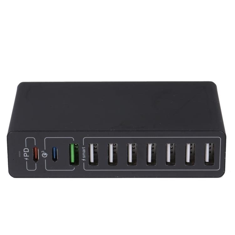 MFT-03Q Chargeur rapide intelligent USB QC3.0 10 en 1 65W, prise UE